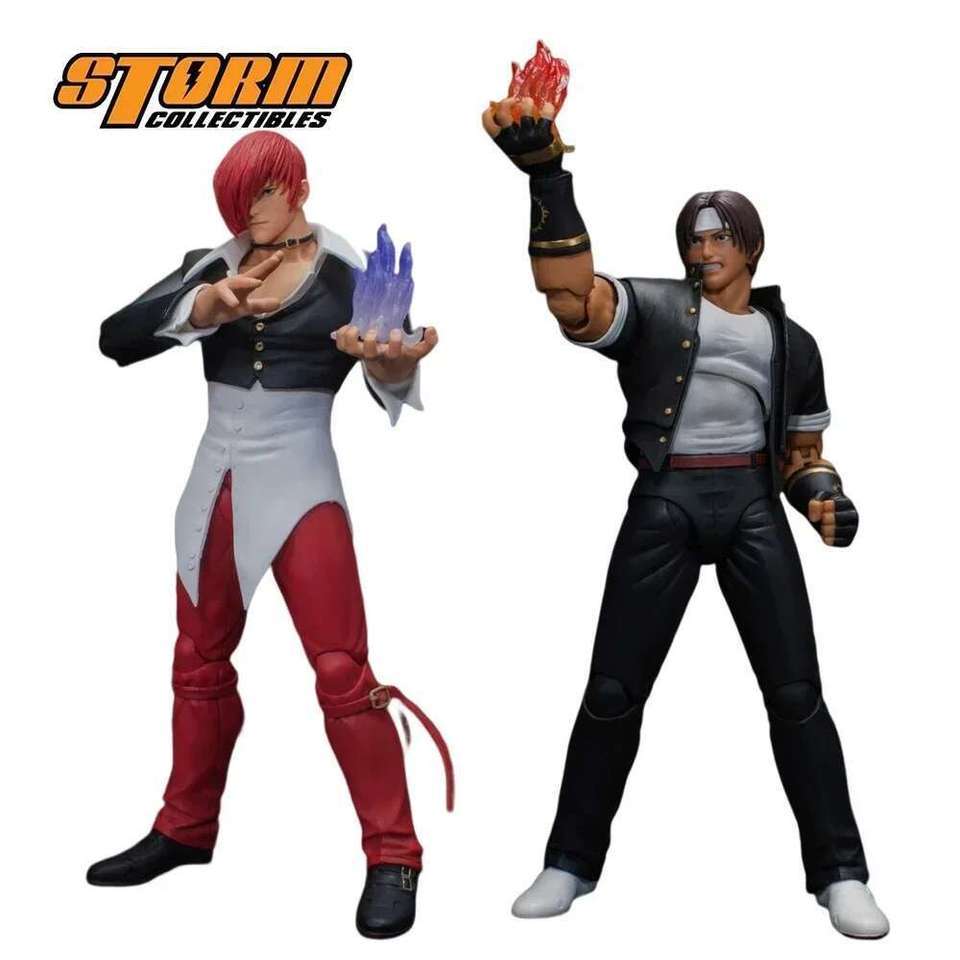 '98 Kyo Kusanagi 19CM The King Of Fighters Iori Yagami Anime Game Figure The King Of Fighters Anime 