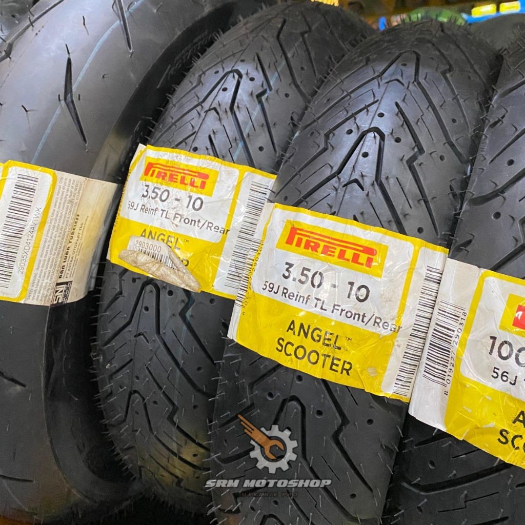 Ban Pirelli 3.50-10 Angel Scooter [ TUBLES ] Vespa Clasic & Motor Listrik