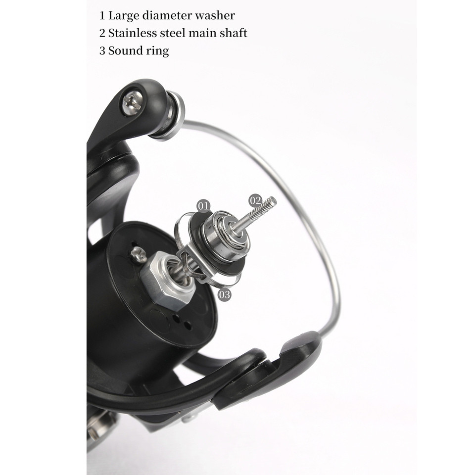 TSURINOYA FRANCIS FS PRO Spinning Fishing Reel 800S 1000 C2000S 2500S 3000M 5.2:1 Shallow Spool Vers