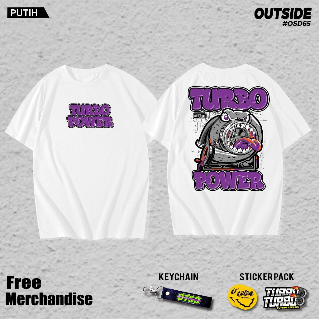 COD KAOS TURBO POWER OUTSIDE STUTUTU, T-SHIRT TURBO DIESEL