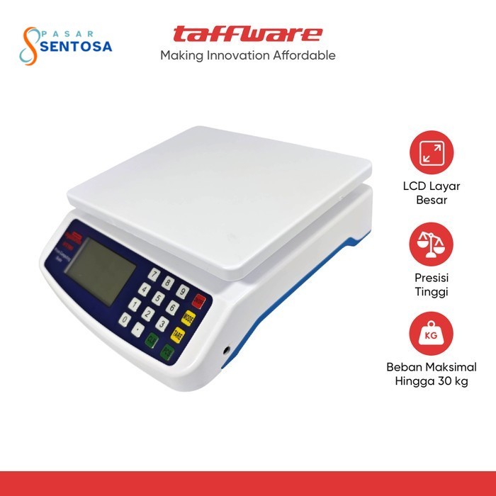 Taffware Digipounds Timbangan Digital Precision LCD Scale Food Plastic - DT580