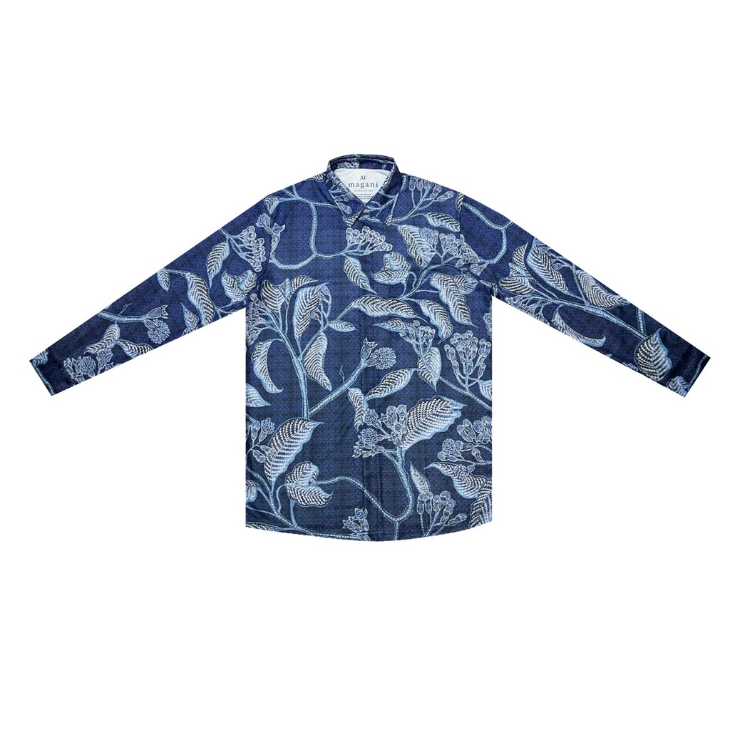 MAGANI Nosweat Cengkeh Legacy - Kemeja Batik Lengan Panjang