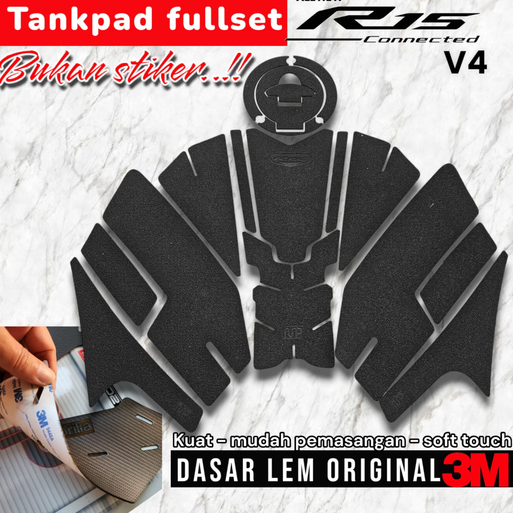 Tankpad R15 V4 Carbon Pattern Stiker R15 V4