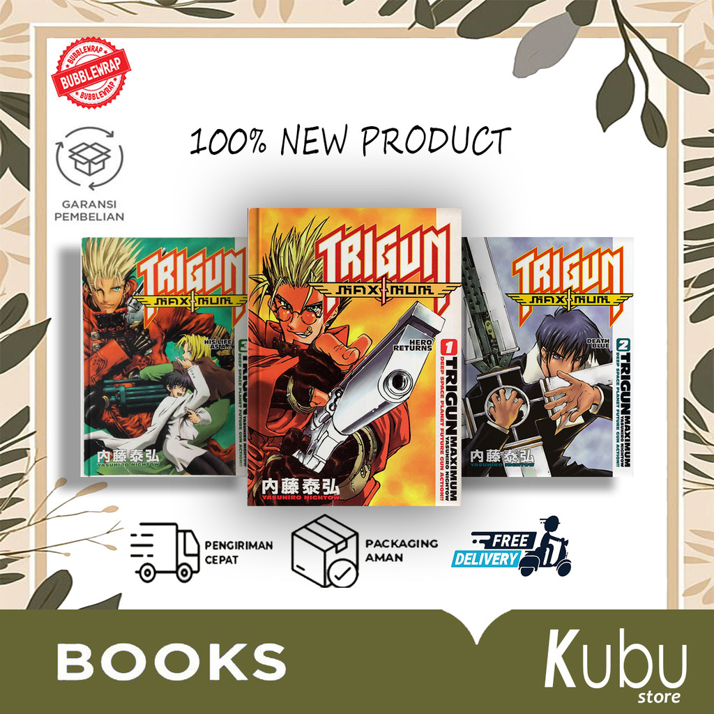 Komik Trigun Maximum (14 Book Series English)