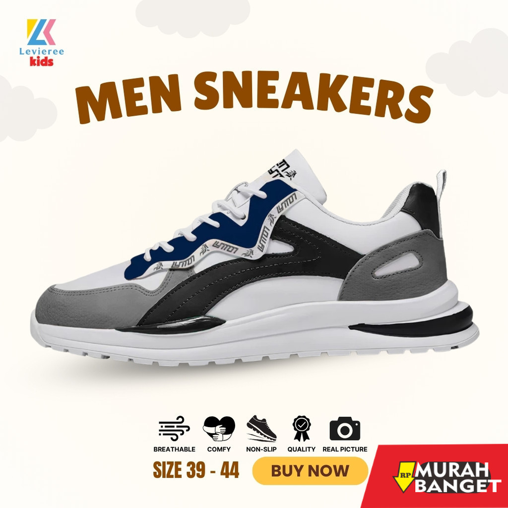 [JUAL RUGI] LVRkids Haechan Sepatu Sneakers Pria Original Sepatu Casual Olahraga LV0583