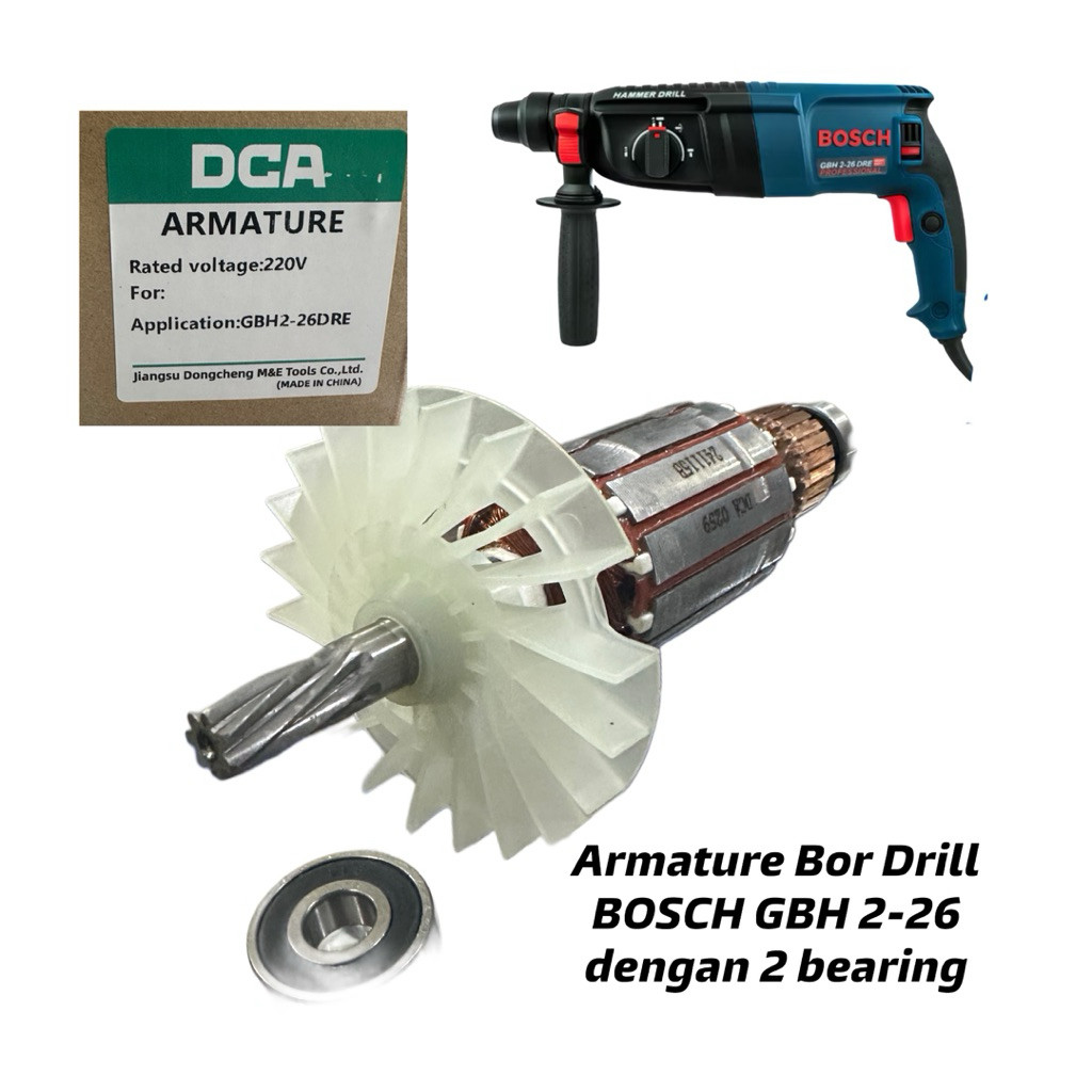 DCA Armature bor drill BOSCH GBH 2-26 dre Angker bor 3 mode bosch