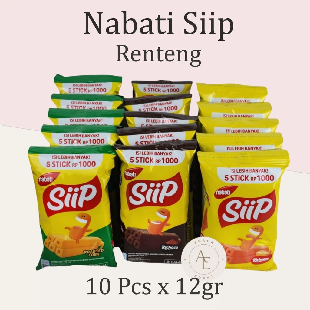 Nabati SIIP Renteng 10 pcs X 12 gram