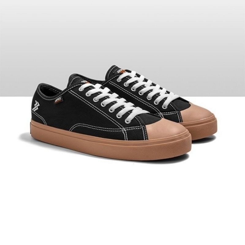 Geoff Max Official - Timeless Black Gum |Sepatu Pria |Sneakers Pria