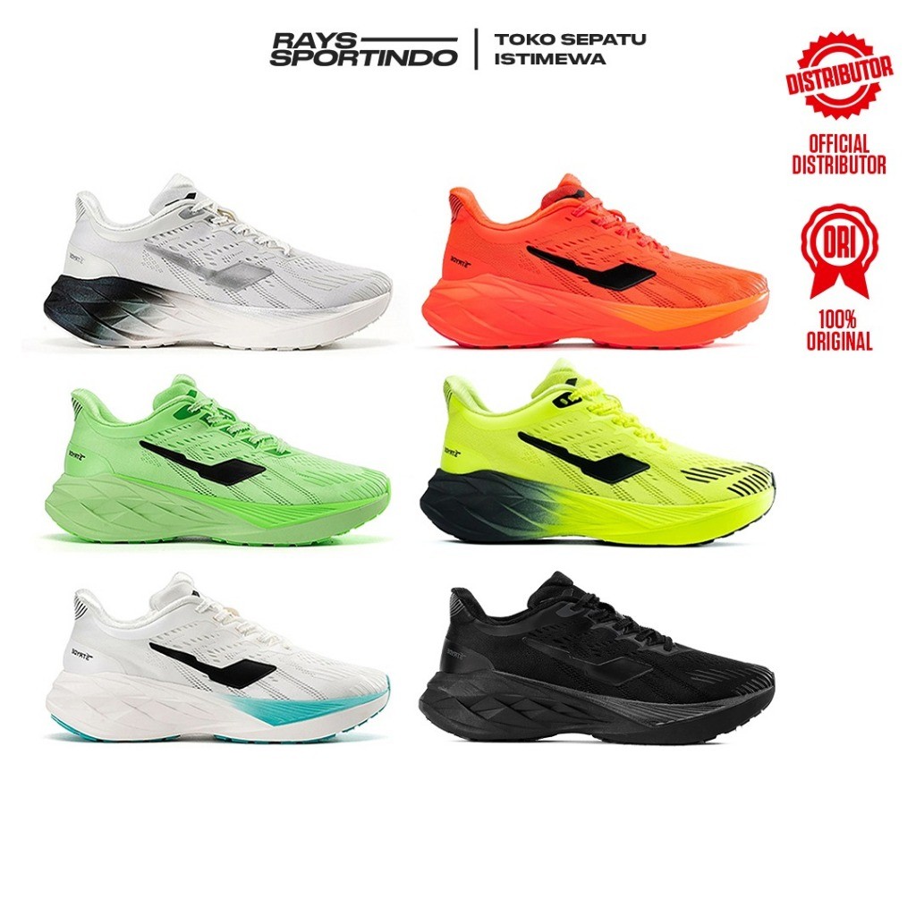 SEPATU RUNNING HEIDEN HERITAGE STRYDE RAVEN