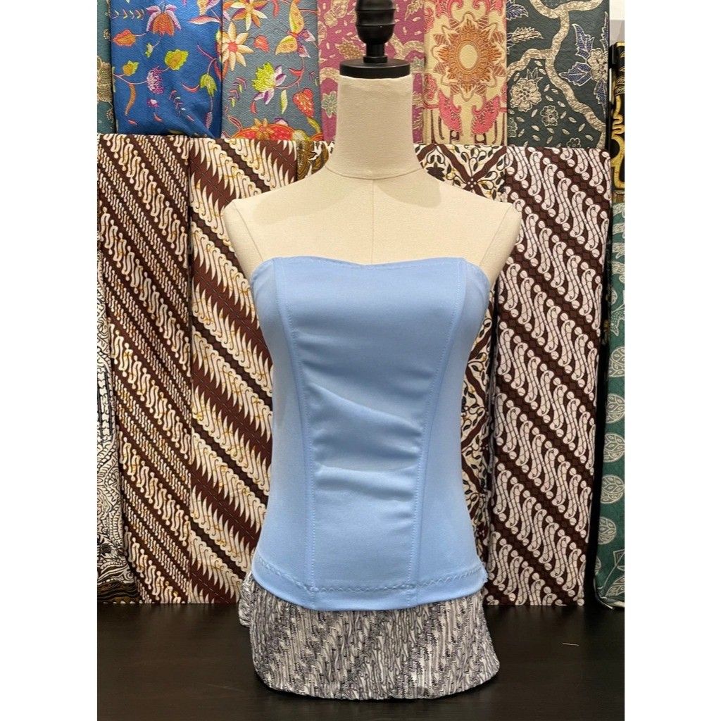 AF Bustier kamisol kemben longtorso korset dalaman kebaya modern