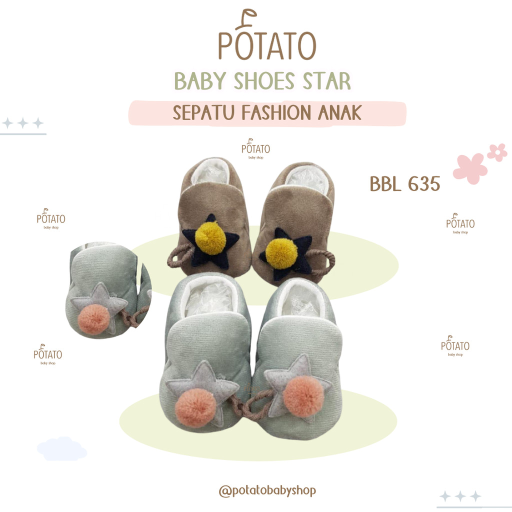 Fashion Baby Shoes Star - Sepatu Fashion Baby Boy/Girl (BB.635)