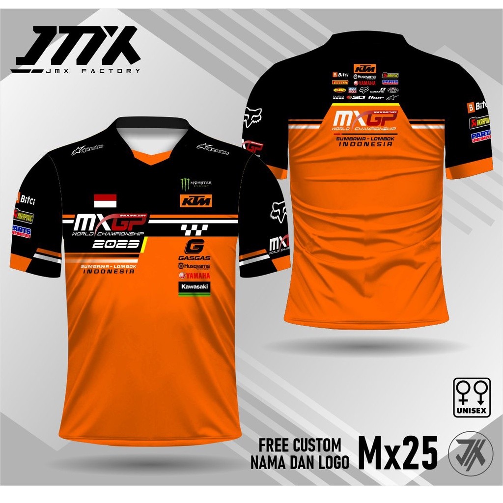 jersey mxgp 2023 jersey motocross trail trabas enduro grasstrack kaos mxgp lengan pendek jmx racing