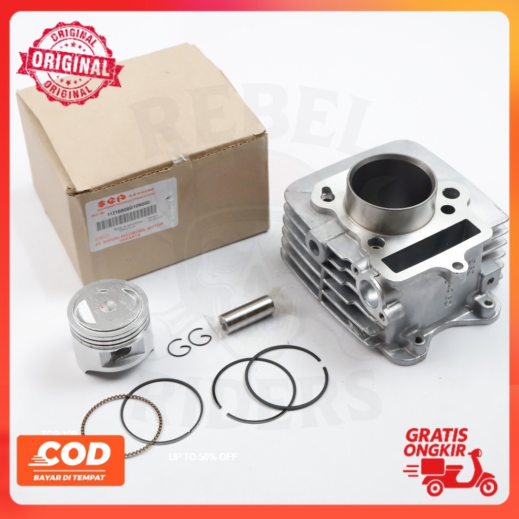 Blok Seher Mesin 1 Set Motor Smash 110 ori rider motor part