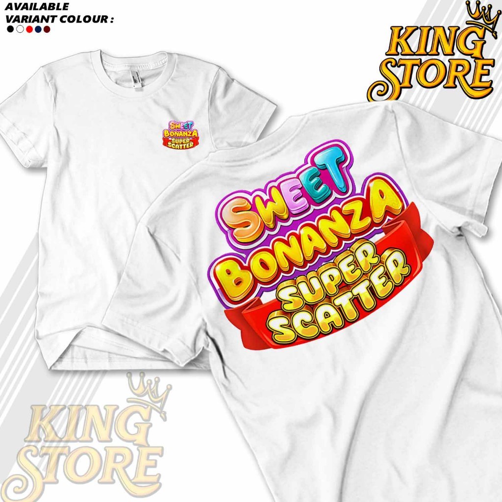 Kaos Distro Pragmatic Play Sweet Bonanza super scatter / Kaos Game Slot DTF Baju Game Slot bonanza