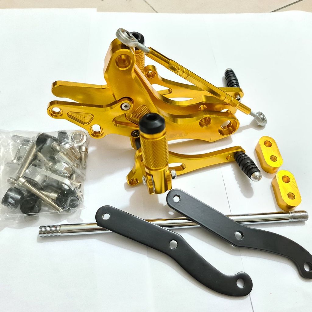 Underbone jupiter mx new 135 / step pedal tuas rem yamaha mx model lipat/ handerbone