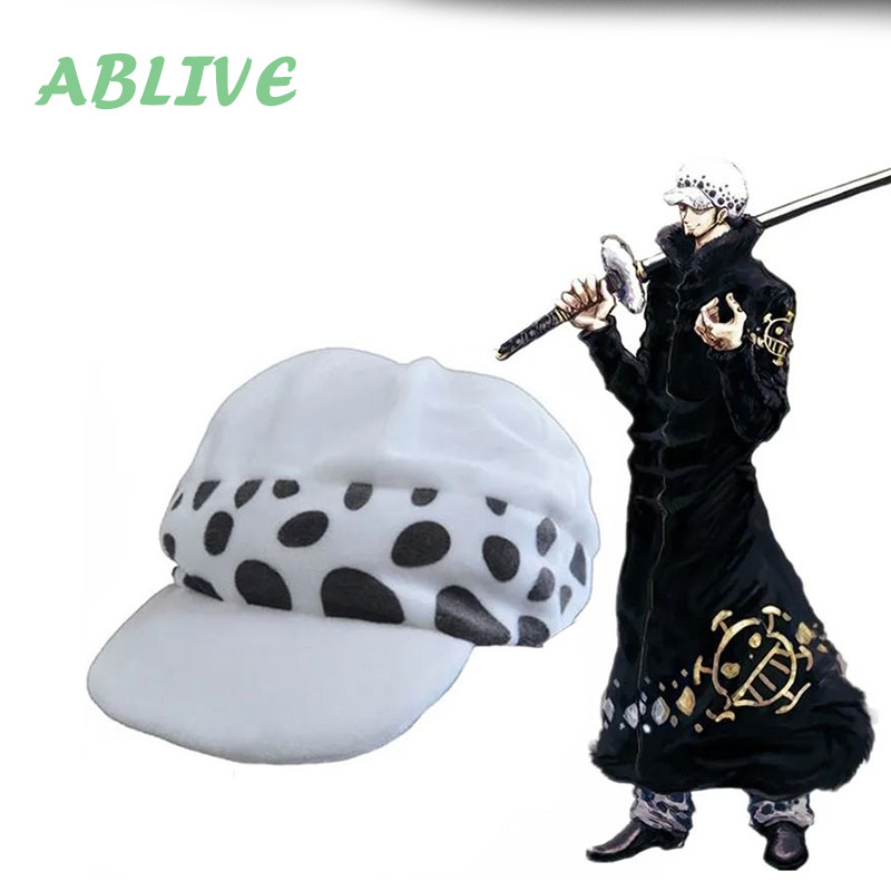 Topi Anime One Piece Trafalgar Law Cosplay Hat After Timeskip Topi Bisbol Trafalgar Law