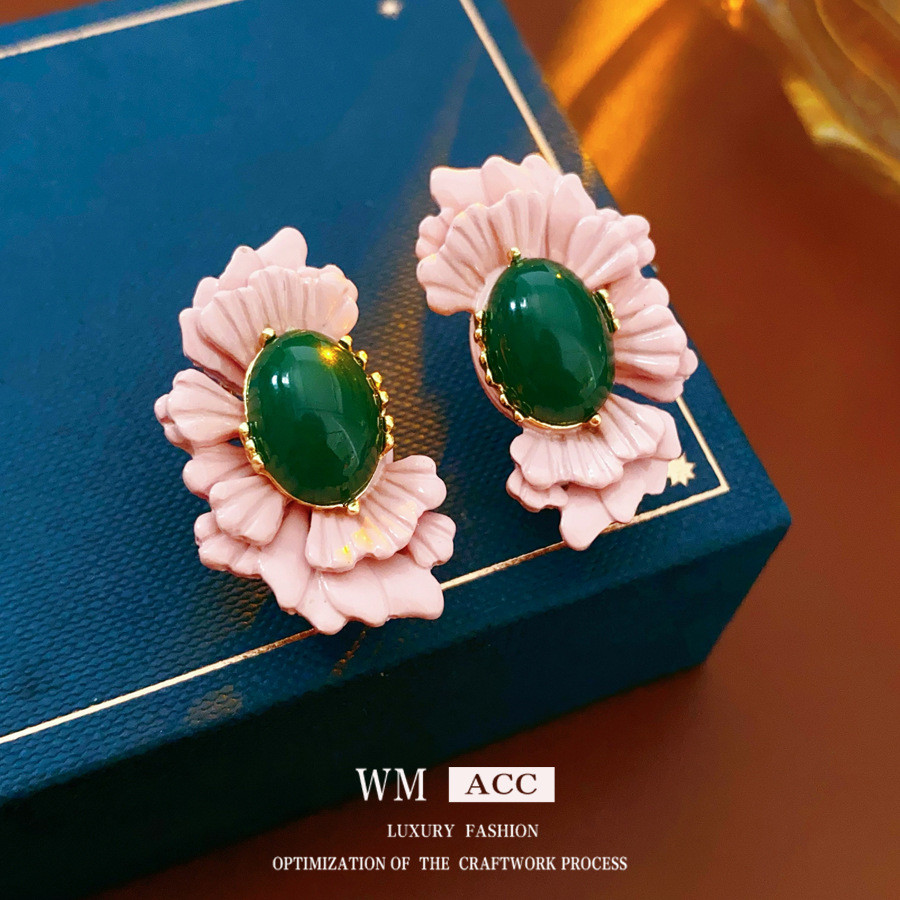 Barang bekas vintage Anting Fashion dengan Stud Perak