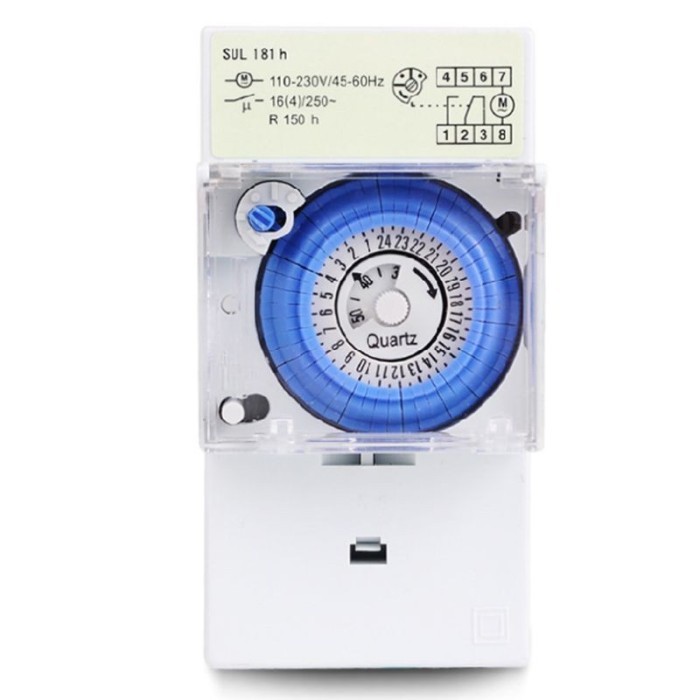 THEBEN TIMER ANALOG SUL181H SUL 181 H SWITCHER 24JAM 24 JAM HANGER LAMPU OTOMATIS