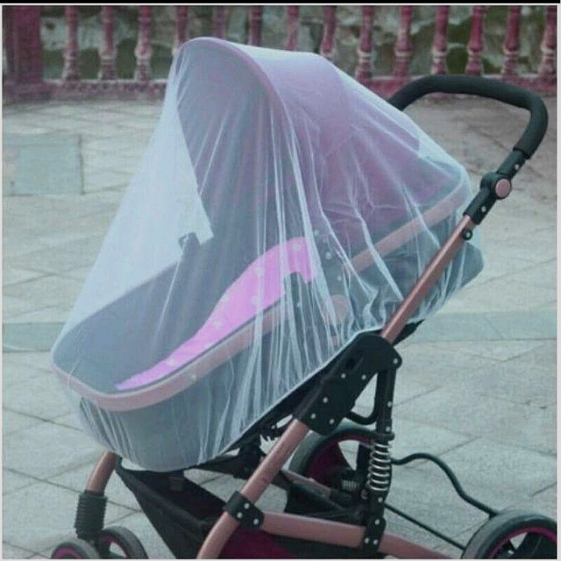 Kelambu Jaring Stroller box bayi kulambu kasur bayi Jala Aman Anti serangga jaring Anti nyamuk untuk