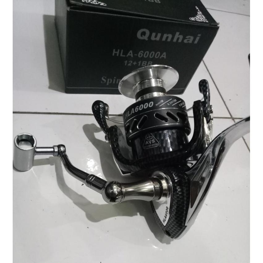 Reel Spinning Qunhai Hla 6000 Body Kuat  12+1 Ball Bearings