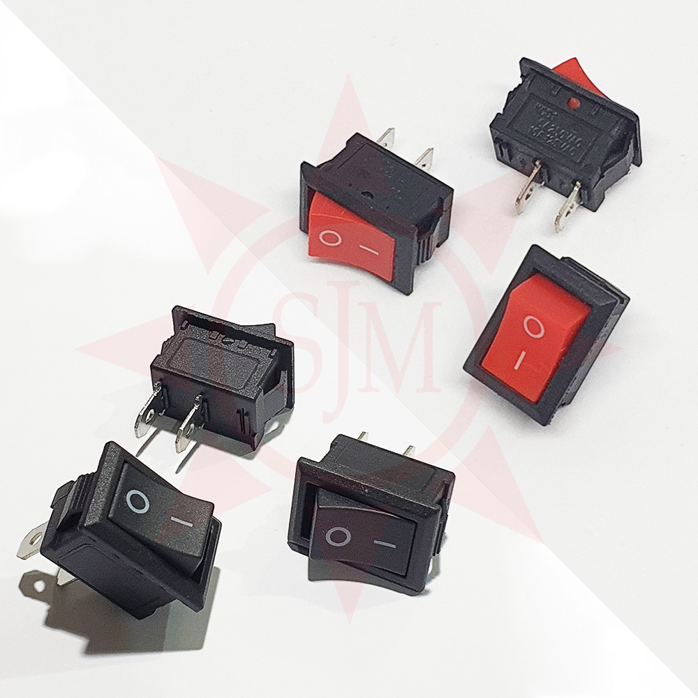 Switch Saklar  2 pin 2 kaki ukuran Sedang