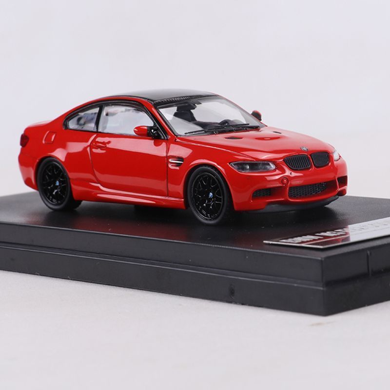 Fine Model Diecast 1/64 Scale BMW M3 Alloy Car Model BMW M3 E92 Play Vehicles Toys for Boys Gift Ori
