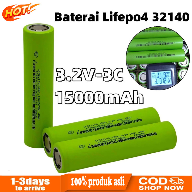3.2V 15Ah 32140 lifepo4 Baterai baterai lithium besi fosfat/baterai lifepo4 32140 15ah new 5c batre 