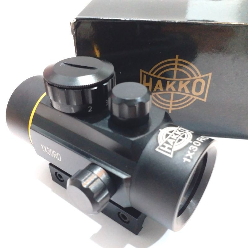 Red Dot Laser Merah Hijau Hakko 1x40 RDL Telescope Teropong Anti Getar Teleskopp / Teleskop