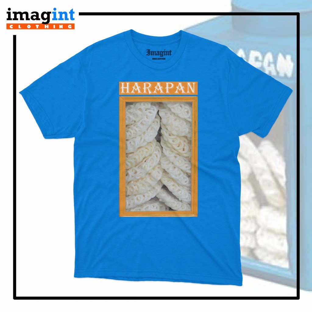 BAJU KAOS KALENG KERUPUK Bahan Cotton Combed 30s Kaos Pria-Wanita Unisex