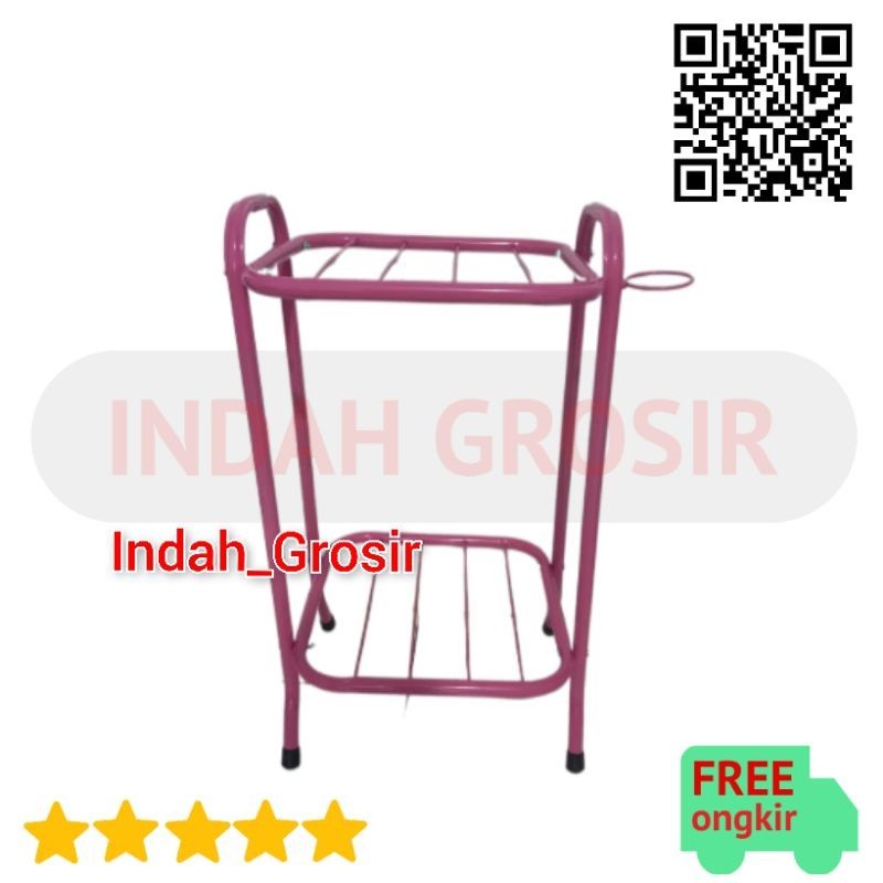 KS - MEJA RAK DISPENSER GALON 2 susun - PINK