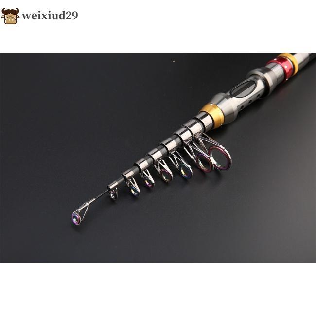 Joran Pancing Sea Fishing Carbon Fiber Casting Telescopic Ringan