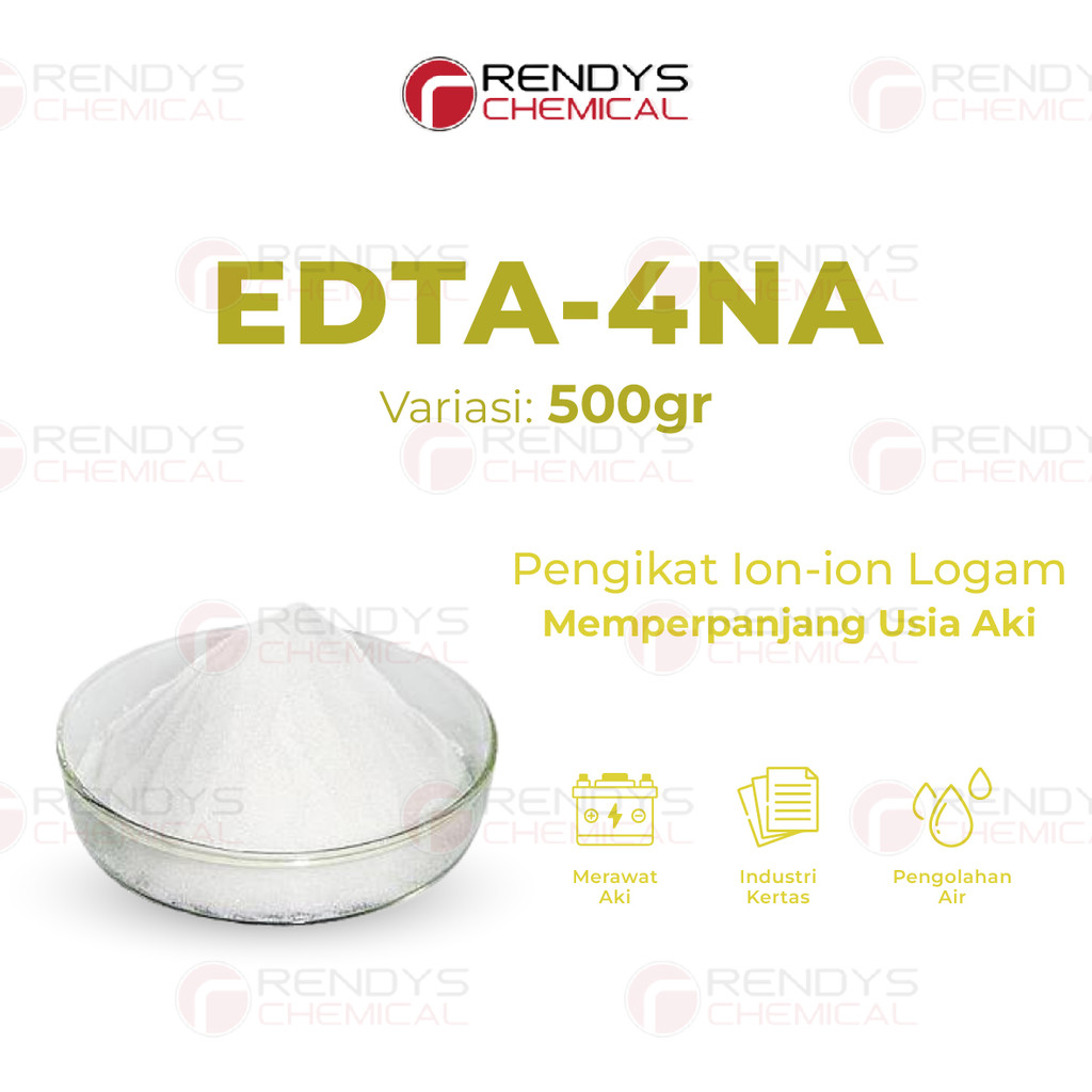 EDTA Teknis / EDTA-4Na / Vitamin Aki / BASF : TRILON-B - 500 gr