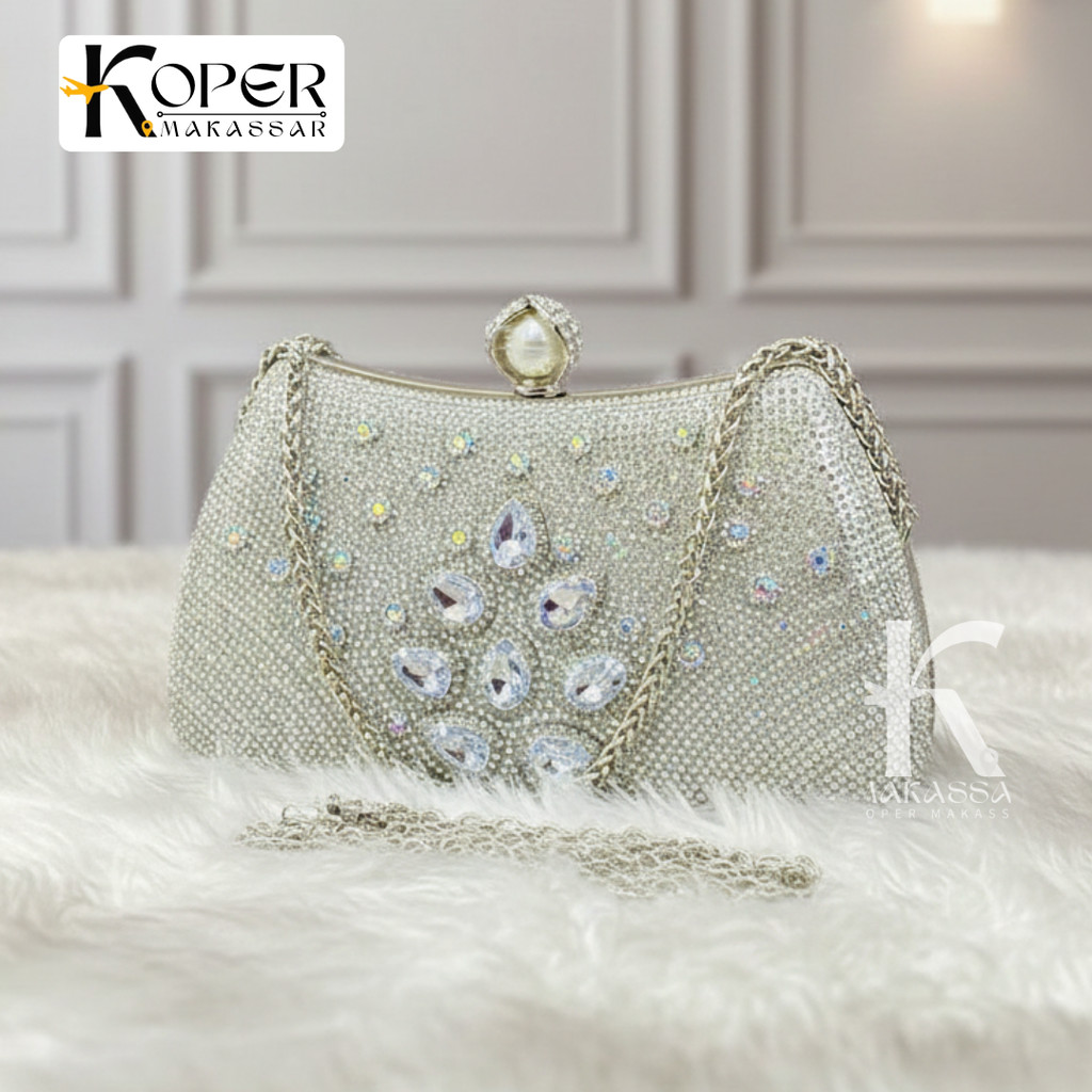 TAS PESTA RSXT07-5 TAS WANITA IMPORT / TAS PESTA ELEGAN TAS PESTA IMPORT MUTIARA / CLUTCH BAG HAND B