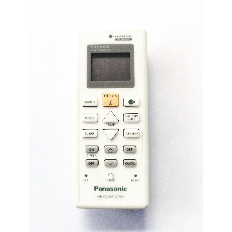 REMOT REMOTE AC PANASONICC CS-PN5WKJ CS-PN7WKJ CS-PN9WKJ CS-PN12WKJ CS-PN18WKJ ORIGINAL ASLI NANOE S
