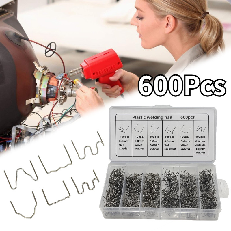 Kawat Las Plastik Bumper Isi 600 Kawat Las Tembak Plastik Refill Staples Welding Refill Las Plastik