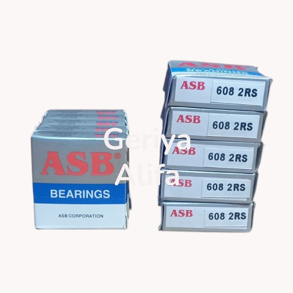 ASB Bearing 608 2RS Laher  Bantalan Dinamo Kipas Angin