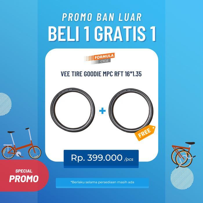 BUY 1 GET 1 BAN LUAR VEE TIRE GOODIE MPC RFT 16X1.35