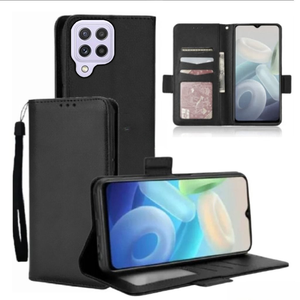 Case Dompet Hp Samsung A12 - M12 Case Dompet Casing Hp Flip Kulit Case Wallet Leather Cover