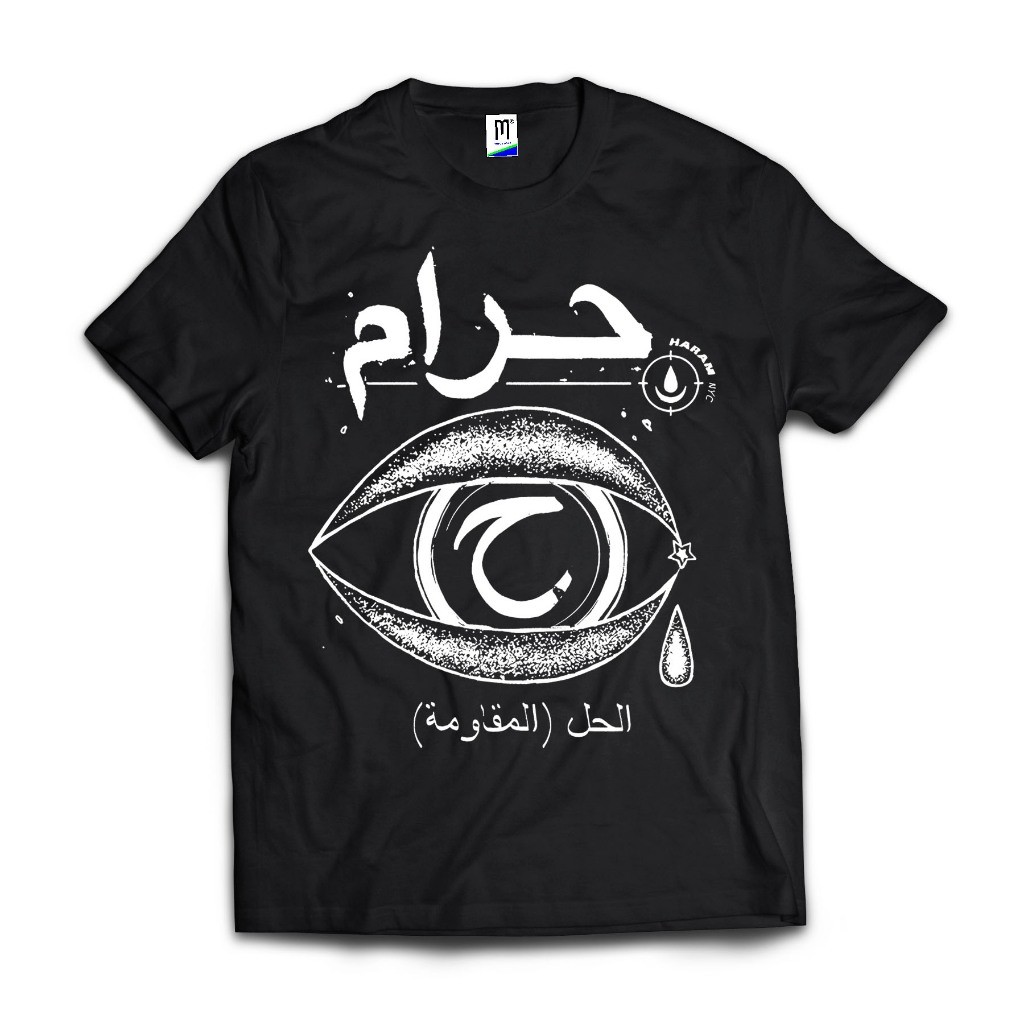 T-shirt Kaos HARAM NYC   | Tag Merch cons | Kaos musik | kaos band | Bootlag |