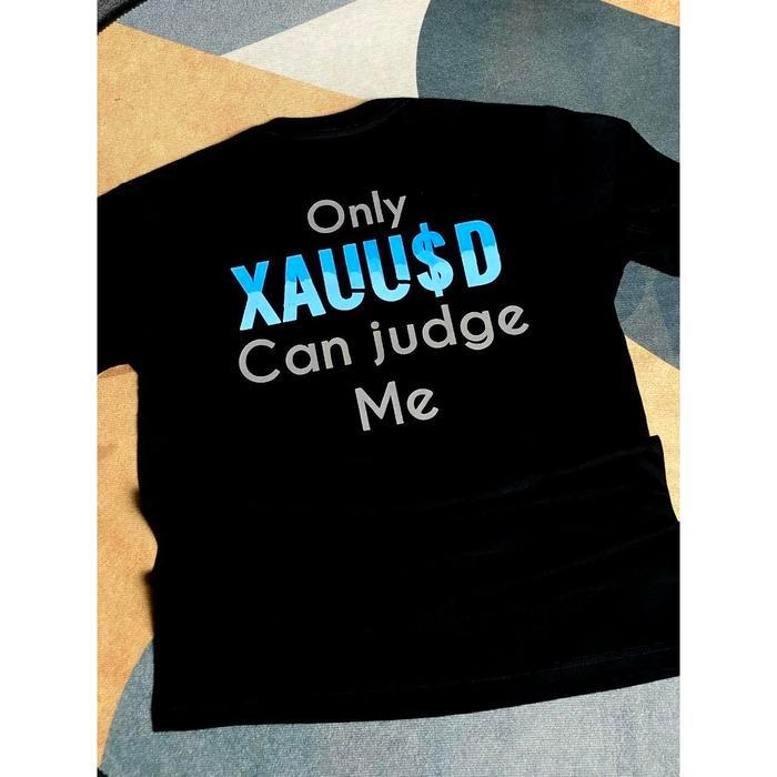 T-shirt Trader XAUUSD V3 Katun 24s Premium Unisex  | Kaos Trader Forex Emas Gold XAUUSD