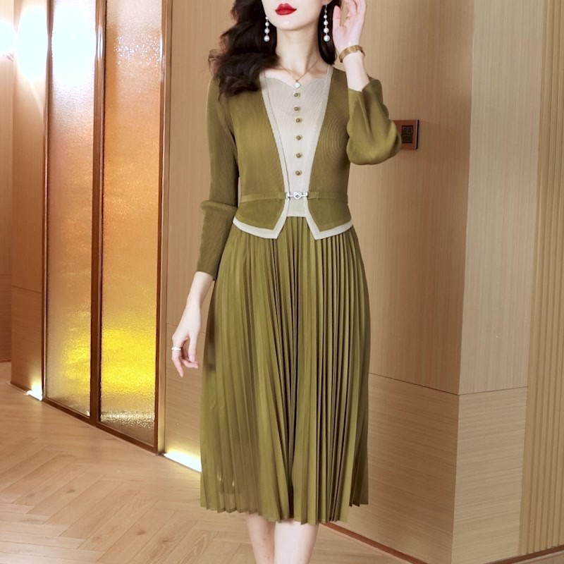 Miyake rok lipit elegan 20259, rok lipit