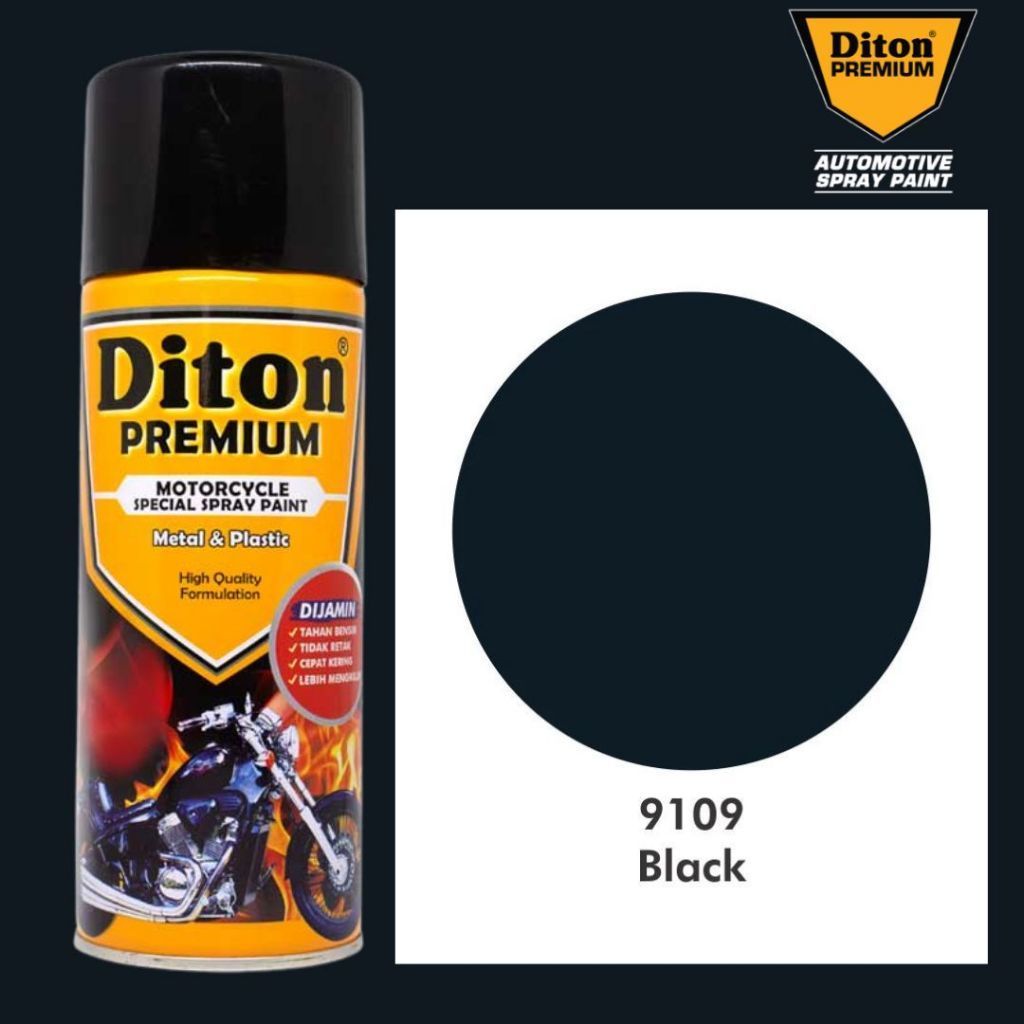 DITON CAT KALENG DITON PREMIUM 400CC CAT SEMPROT 9109 BLACK -  CUCU MAJU BERSAMA 02