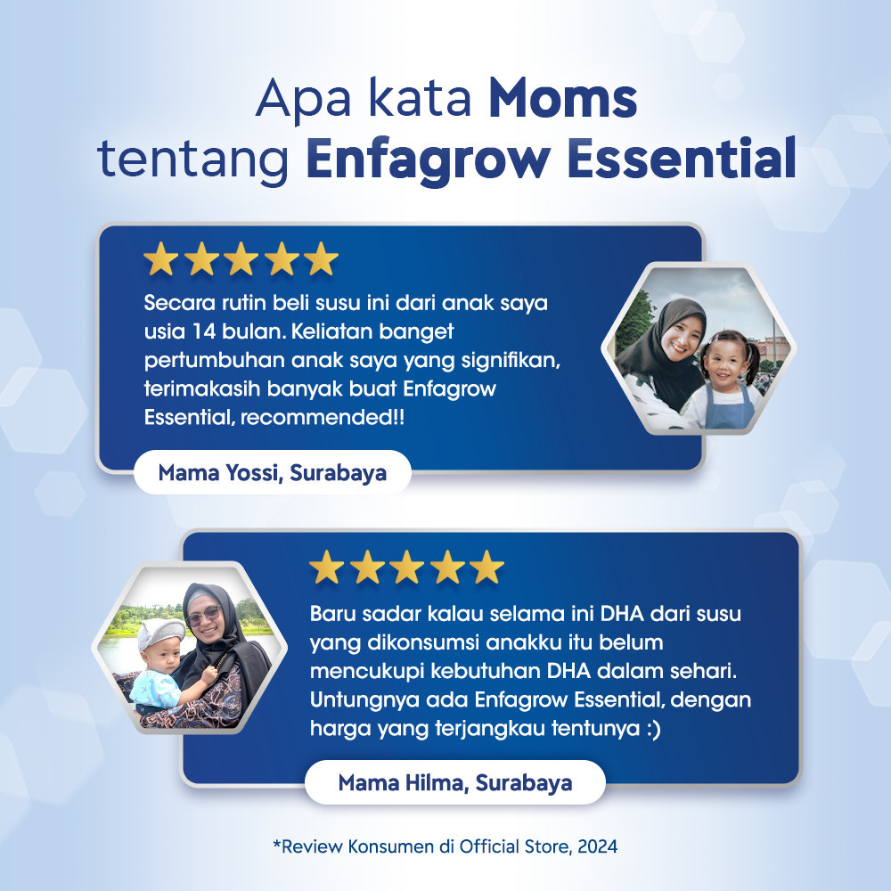 TergacorEnfagrow Essential 3 Susu Formula Anak 1 - 3 Tahun 400 gr x 3Terbaik