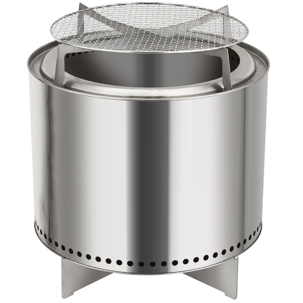 Camping Wood Stove Medium Stainless Steel Stove Garden Heating Stove