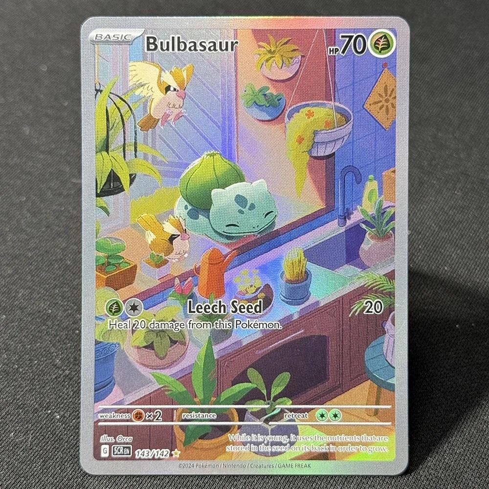 PKM Proxy Cards Terapagos Dasbun alga Espeon Energy Recycler Bulbasaur Shining Mew Rayquaza Gardenia