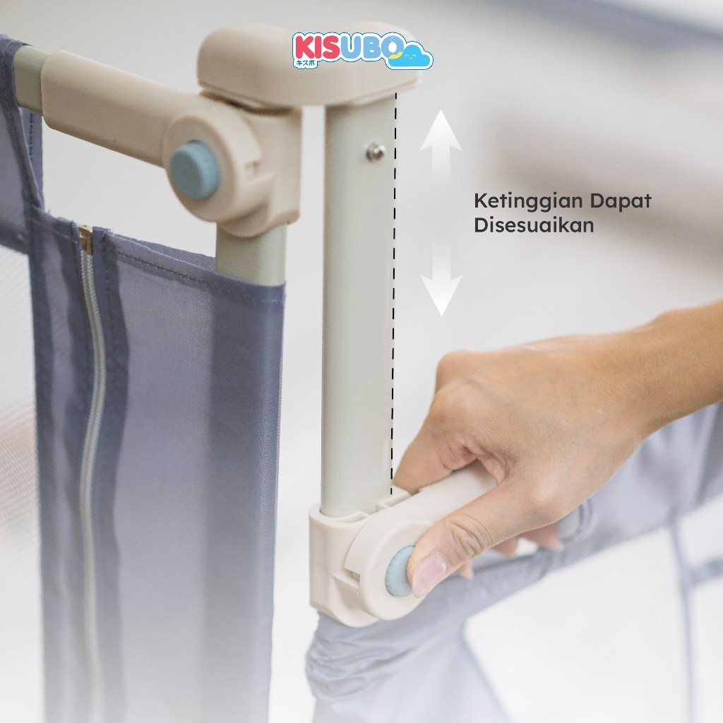 top sale [Harga Per Sisi] KISUBO Baby Bed Rail Safe Bed Rails Sekat Kasur Pembatas Aman Pagar Kasur 