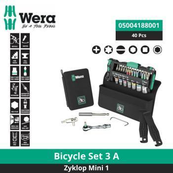 Wera 05004188001 - Tool Kit Sepeda Lengkap Set Bicycle Set 3 A Wera Tools - 40 Pcs