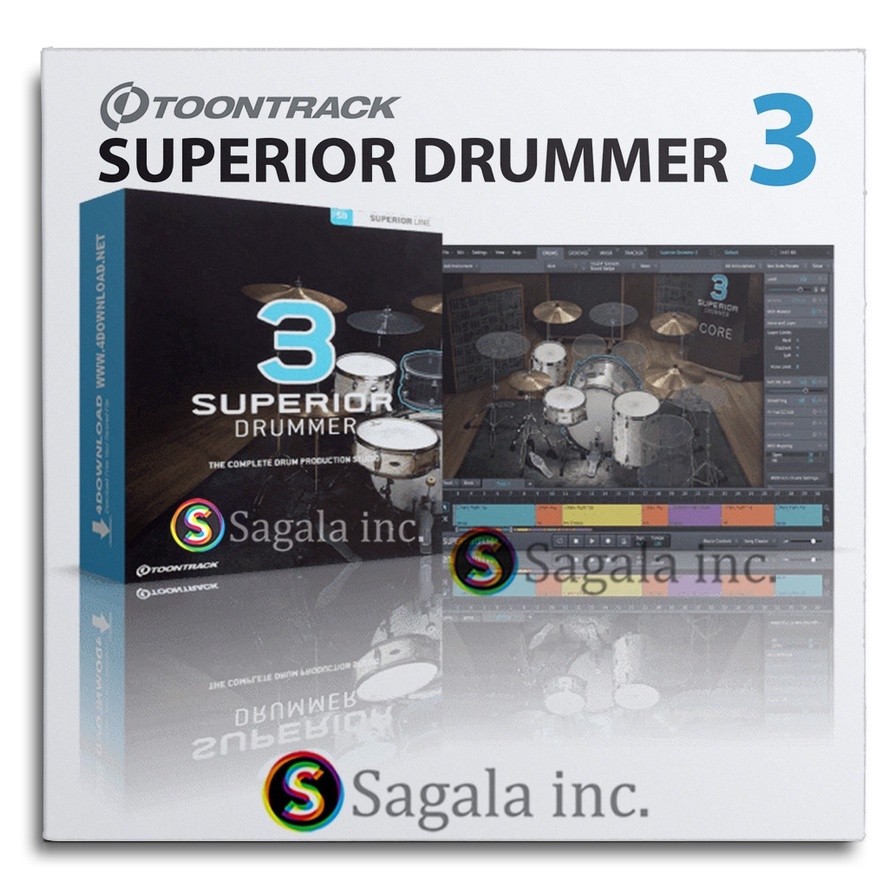 SUPERIOR DRUMMER 3 - BONUS EZ LIBRARY - WINDOWS MAC - TOONTRACK VIRTUAL DRUM VSTI