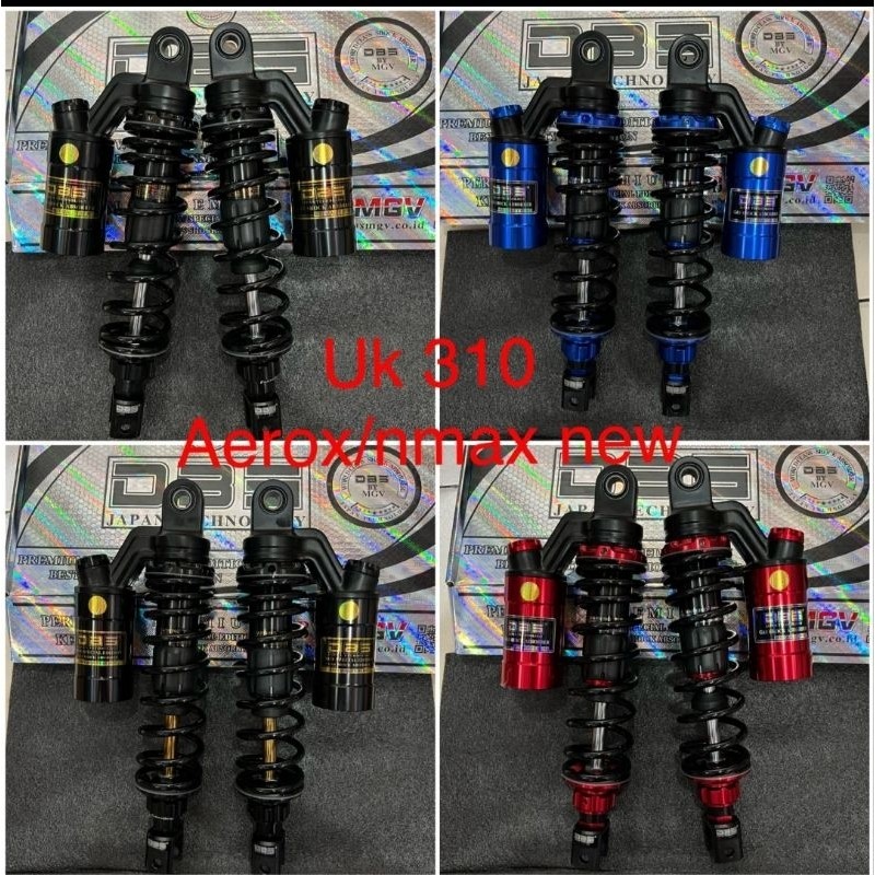 SHOCK BREAKER DBS 8894 BELAKANG TABUNG ATAS AEROX/NEW NMAX/BEBEK RX KING UK 310MM