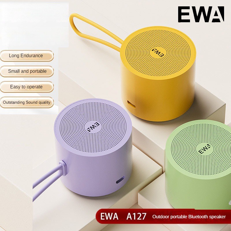 EWA A127 Bluetooth Speaker Indoor Outdoor Mini Wireless Bluetooth Speaker Portable Metal Subwoofer S